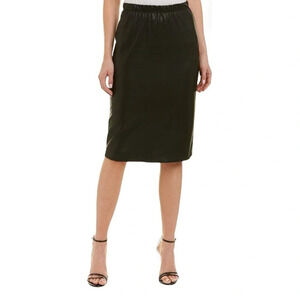 BCBGMAXAZRIA Women's Lyric Knit Faux Leather Pencil Skirt Size M